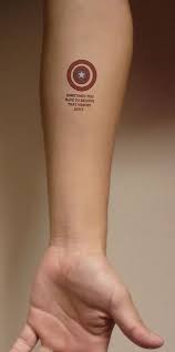 37 Small Tattoo Ideas For Big Avengers Nerds Captain America Tattoo Marvel Tattoos Small Tattoos