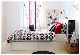 Ikea brimnes bett samt kopfteil und. Ikea Brimnes Bett Rahmen Mit Aufbewahrung Weiss Luroy Amazon De Kuche Haushalt Wohnen