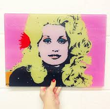 Glass chopping board Dolly