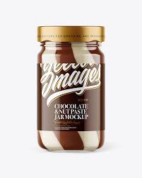 Download Clear Glass Jar With Duo Chocolate Spread Mockup In Jar Mockups On Yellow Images Object Mockups PSD Mockup Templates