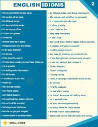 1500 English Idioms From A Z With Useful Examples 7esl English Idioms Learn English Words English Vocabulary Words
