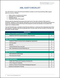 Sample Internal Audit Checklists And Questionnaires Knowledgeleader Internal Audit Audit Assessment Checklist