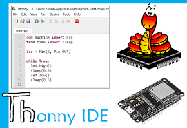 How To Program Esp32 In Micropython Using Thonny Ide Esp8266 Projects Arduino Microcontrollers