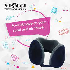 Responsive Memory Foam Pillow With Perfect Fit Design Gives You Sound Sleep On The Go Flattened Rear End Is Memory Foam Pillow Neck Pillow Travel Foam Pillows