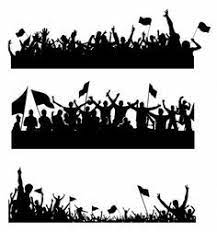 Pin By Jonnypermana On Stiker Silhouette Free Vector Free Crowd Drawing