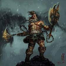 Barbarian Xu Seaver Barbarian Barbarian King Dark Fantasy Art