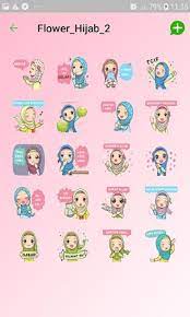 Anda bisa memakai berbagai karakter populer seperti joker, sonic, pikachu dan beberapa karakter kartun lucu lainnya. Sticker Muslimah Cantik Wastickerapps For Android Apk Download