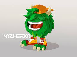 Green Monstr Mascot Green Monsters Mario Characters