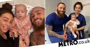 On tuesday night, ashley cain's baby daughter azaylia was rushed to the hospital, just hours after celebrities and fans clapped in her honor. Ashley Cain S Daughter Azaylia Really Struggling And Unable To Open Her Eyes Editorpen