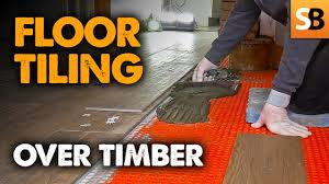 Floating vinyl floors must be laid on a smooth surface, not on tiles. Floor Tiling Over Timber Like A Pro Youtube