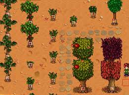 Fruit Trees With Signs Fruit Trees Stardew Valley Stardew Valley Farms