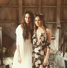 They were dating for 4 years after. Troian Bellisario S Beautiful Boho Wedding Mywedding Troian Bellisario Wedding Gorgeous Wedding Dress Lulu Brud