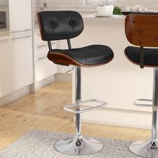 Catina Swivel Adjustable Height Bar Stool Adjustable Bar Stools Swivel Bar Stools Kitchen Bar Stools