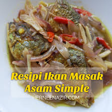 Cara penyediaan ikan kembung goreng masak asam : Ddhn Resipi Ikan Masak Asam Simple