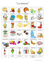 Les Aliments Professeur De Francais Fle Grammaire Francaise