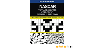 Geographical location of the track. Amazon Com Nascar Trivia Crossword Word Search Activity Puzzle Book All Time Greatest Nascar Drivers Edition 9781544108186 Depot Mega Media Books