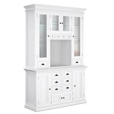 An unusual vintage swedish painted long display case or counter with four glass doors to the front and glass sides. Novasolo Halifax Kitchen Hutch Unit White Lowe S Canada