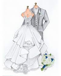 Valentines Gift For Her Valentines Gift For Wife Fashion Illustration Dresses Dress Illustration Wedding Dress Sketches