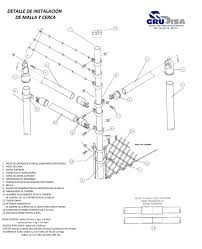 Accesorios Y Herrajes Para Instalacion De Malla Ciclonica Guia De Armado Instalacion De Malla Ciclonica Mallas Herrajes