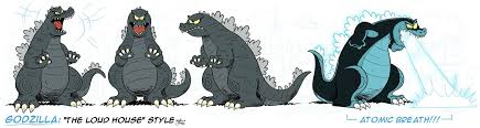 Mm Loud House Style Godzilla By Https Www Deviantart Com Mast3r Rainb0w On Deviantart Kaiju Monsters Godzilla Kaiju Art