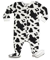 Black And White Cow Pictures To Print Amazon Com Leveret Footed Black White Cow Print Fleece Pajama Sleeper Size 6m 5t Infant And Toddle Toddler Christmas Pajamas Cow Sleeper Fleece Pajamas