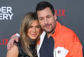 Her family then relocated to new york city where her parents divorced when she was nine. Jennifer Aniston Adam Sandler Cuddle On Murder Mystery Red Carpet