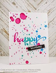 You don't need expensive or complicated software to do this as it can all be easily achieved in a basic word document. Wings Of A Butterfly Some Ideas For Using Big Bold Word Stamps Video Winniewalter Watercolor Birthday Cards Handmade Craft Cards Happy Cards