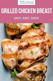 A method for juicy boneless skinless grilled chicken breast. Pin On Fun Foods