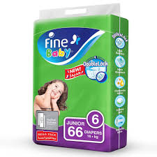 5,157 likes · 66 talking about this. Fine Baby Diapers Doublelock Technology Size 6 Junior 16kg Mega Pack 66 Count