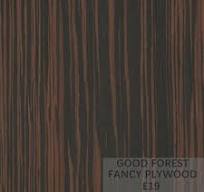 El tablero de lujo de la madera contrachapada del ODM modificó a Ebony  Veneer Plywood Panel para requisitos particulares