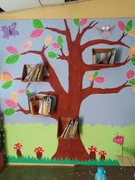 Cantinho Da Leitura Na Sala De Aula Biblioteca Escolar Decoracao Sala De Aula Ideias Para Artesanato Biblioteca Infantil