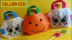 Estas cajitas de halloween son perfectas para usarlas como dulcero, sorpresa. Bolsas Para Halloween Dia De Los Muertos Ideas Para Halloween Complementos Halloween Youtube