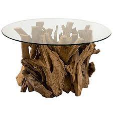 Clean contemporary styling is featured in this tiered coffee table design with white venetian marble tops, on a forged iron base in a gunmetal finish. Uttermost Driftwood Coffee Table Buy Online In United Arab Emirates At Desertcart Ae Productid 82728239