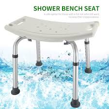 Deal Bathroom Shower Bench Adjustable Height Shower Tub Stool Lightweight Bath Shower Seat Anti Slip Shower Chair For Disabled Elderly Pregnant Women Sturdy And Heavy Duty Body Ensuring Durability And Longevity