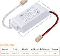 Karyoosi LED Power Supply 12V LED Driver 12W 1A 110V AC to ...