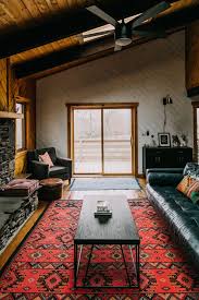 3 Friends Buy A Cozy Mountain Cabin Together In The Catskills Quality Living Room Furniture Black Sofa Mountain Cabin