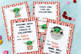Like i recently mentioned in my free printable baby yoda & the mandalorian valentine's day cards post, my family has fully succumbed to baby yoda fever and are big fans of the show. Free Printable Baby Yoda Valentines 4 Versions Play Party Plan