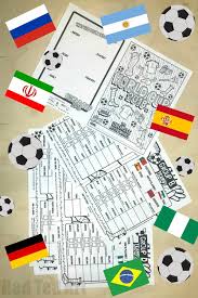 World Cup Match Planner Printable Red Ted Art