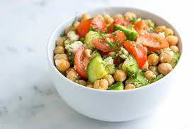 Dill chickpea salad