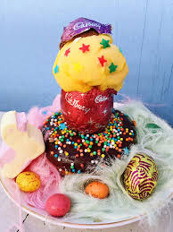 They're sure to be an easter hit and can even be packaged up with the free easter printables for a cute hostess gift! Crunchtower Desserts Drinks Crunchtower Desserts Mini Easter Egg Dessert Specially Designed For Children Include Chocolate Donut Cadbury Chocolate Easter Egg Baby Size Ice Cream M M Speckled Eggs Cadbury Mini Egg Candy Floss