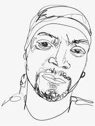 Snoop Dogg Snoop Dog Simple Drawing Transparent Png Download Snoop Dog Easy Drawings Snoop Dogg