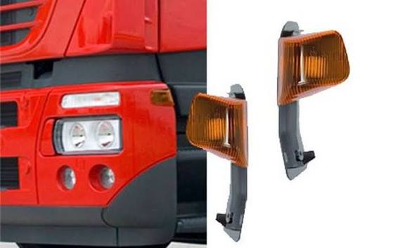 Freccia laterale ambra 3 fori Iveco Stralis