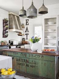 The traditional farmhouse lifestyle called for a kitchen that functions for the whole family on a daily the 'x' braces provide a farmhouse touch to this astounding island. 34 Farmhouse Style Kitchens Rustic Decor Ideas For Kitchens