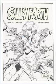 Russ Cochrans Comic Art Auction: Will Meugniot Sally Forth # 1, Cover 1993