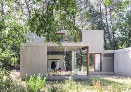 Vom Gluck Grauer Kuben Einfamilienhaus In Flandern Fassade Haus Beton Architektur Und Haus Architektur