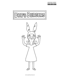 If your child loves interacting. Louise Bob S Burgers Coloring Super Fun Coloring