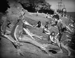 Next Time I M Coming Back As A Mermaid My Ear Trumpet Has Been Struck By Lightning Mermaid Images Vintage Mermaid Peter Pan Mermaids
