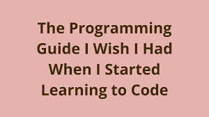 Word search puzzles can be. How To Learn Programming The Guide I Wish I Had When I Started Learning To Code