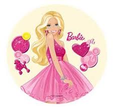 barbie cake topper 21 cm edible wafer rice paper viii cup cake toppers birthday festa de aniversario da barbie aniversario da barbie decoracao festa barbie