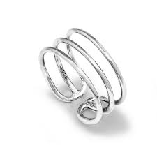 The sterling silver calculator will only show what the silver is worth (intrinsic value), and not any collectible value of your sterling silver items. Desinger Luck Happiness Health 3 Strips Lady 925 Sterling Sliver Ring 6 38 For Sale Categories